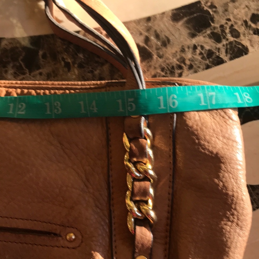 B Makowsky Leather Shoulder Hobo Bag - Picture 7 of 8